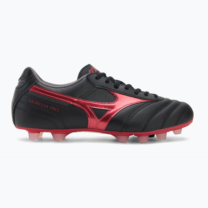 Pánske kopačky Mizuno Morelia II Pro FG black/morelia 40th red/black sand 2