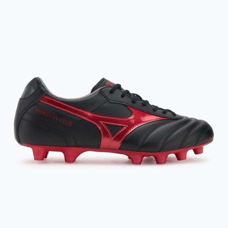 Kopačky Mizuno Morelia II Club FG black/morelia 40th red/black sand 2