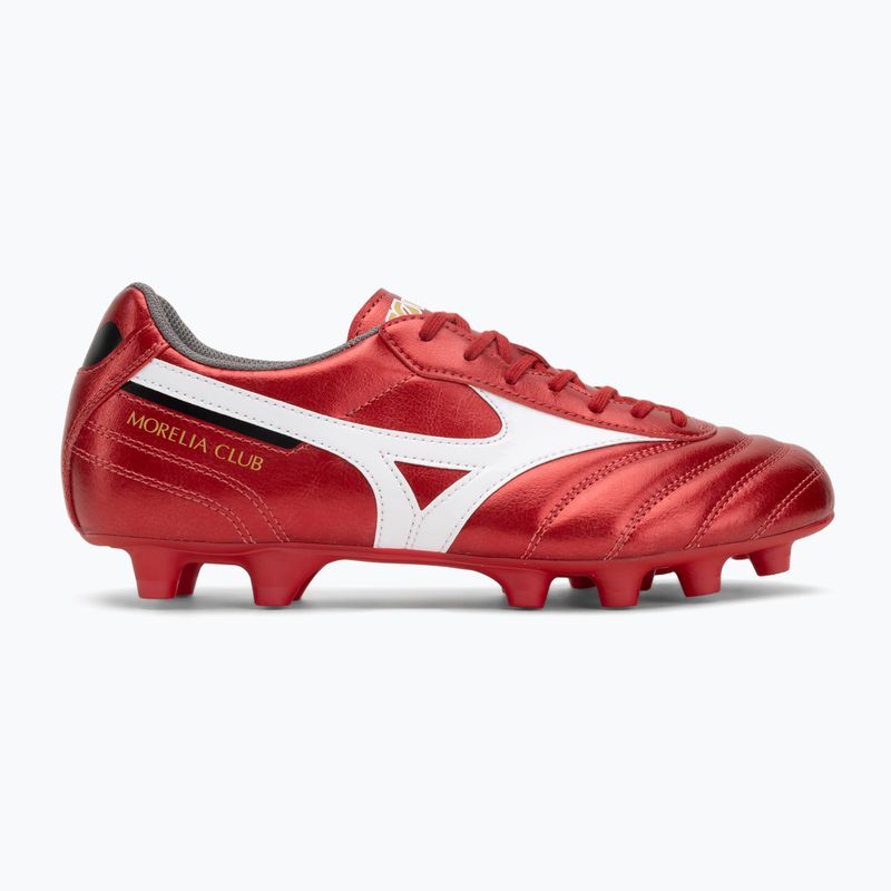 Kopačky Mizuno Morelia II Club FG morelia 40th red/white/black 2