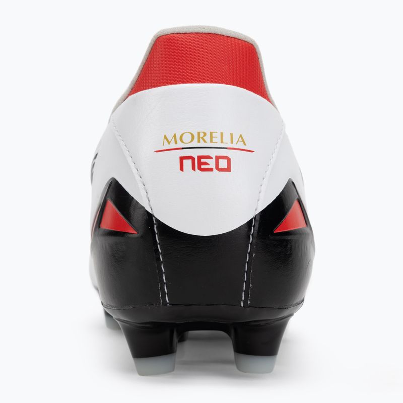 Pánske kopačky Mizuno Morelia Neo IV Pro MD White/Black/Chinese Red 6