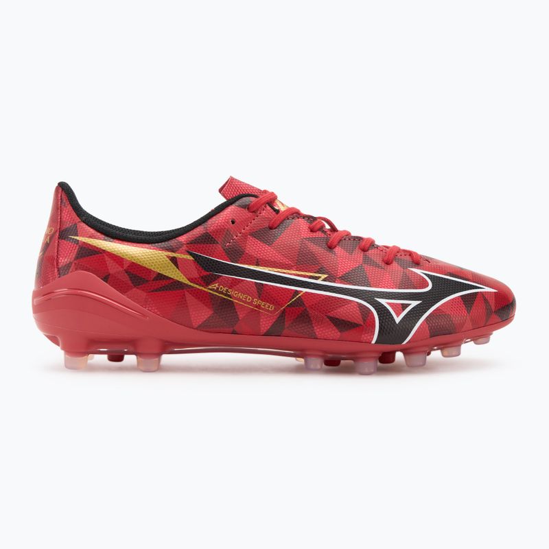 Kopačky Mizuno Alpha II Select AG morelia 40th red/black/gold 2