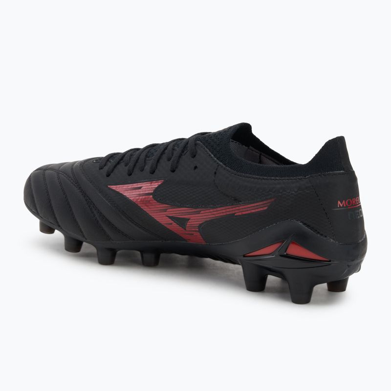 Pánske kopačky Mizuno Morelia Neo IV Β Elite MD black/morelia 40th red/black 3
