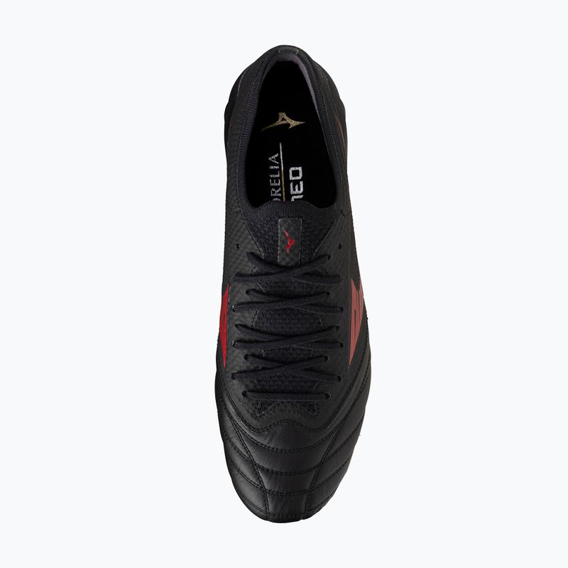 Pánske kopačky Mizuno Morelia Neo IV Β Elite MD black/morelia 40th red/black 12