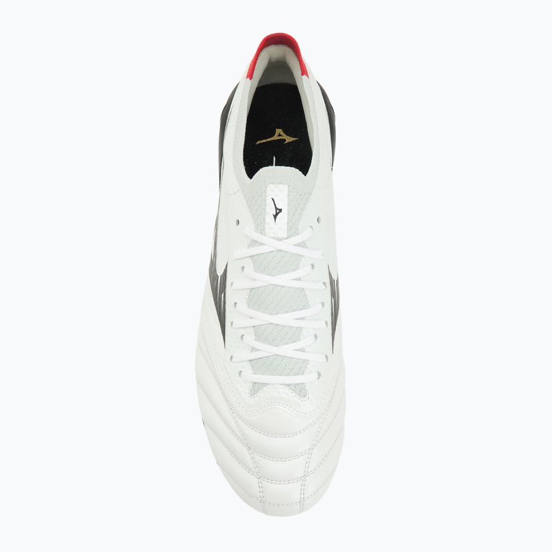 Pánske kopačky Mizuno Morelia Neo IV Β Elite MD White/Black/Chinese Red 5