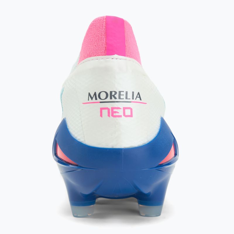 Pánske kopačky Mizuno Morelia Neo IV Β Elite MD white/tanager turquoise/pink tetra 6