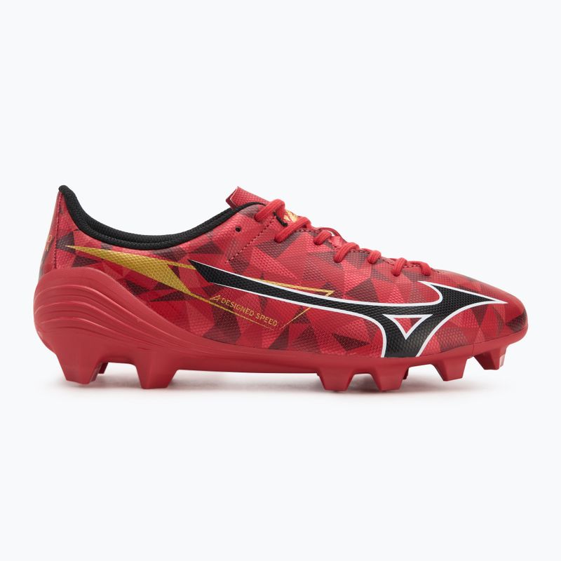 Kopačky Mizuno α II Select Md morelia 40th red/black/gold 2