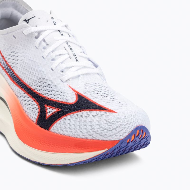 Bežecké topánky Mizuno Wave Rebellion Pro 3 white/baritone blue/fiery cora 7