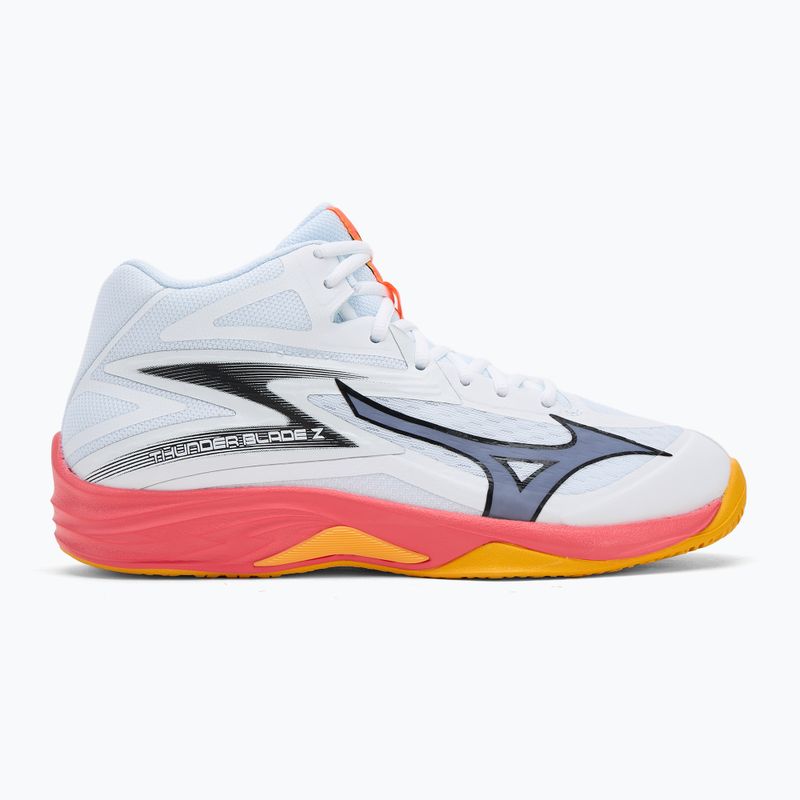 Volejbalové topánky Mizuno Thunder Blade Z Mid white/fiery coral 2/citrus 2