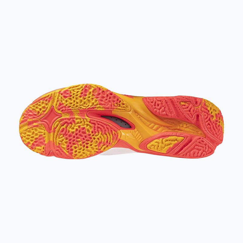 Volejbalové topánky Mizuno Wave Lightning Z8 white/fiery coral 2/citrus 4