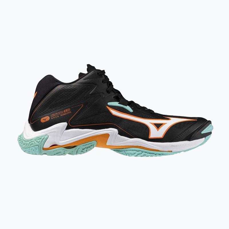 Volejbalové topánky Mizuno Wave Lightning Z8 Mid black/tangelo/ice green