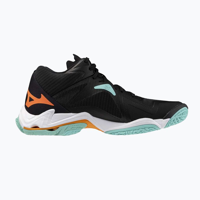 Volejbalové topánky Mizuno Wave Lightning Z8 Mid black/tangelo/ice green 2