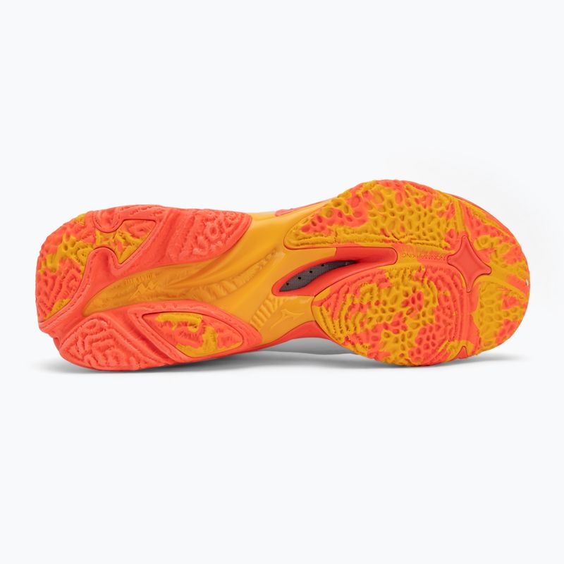 Volejbalové topánky Mizuno Wave Lightning Z8 Mid white/fiery coral 2/citrus 4