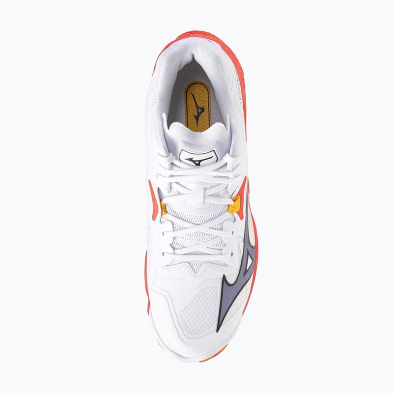Volejbalové topánky Mizuno Wave Lightning Z8 Mid white/fiery coral 2/citrus 5