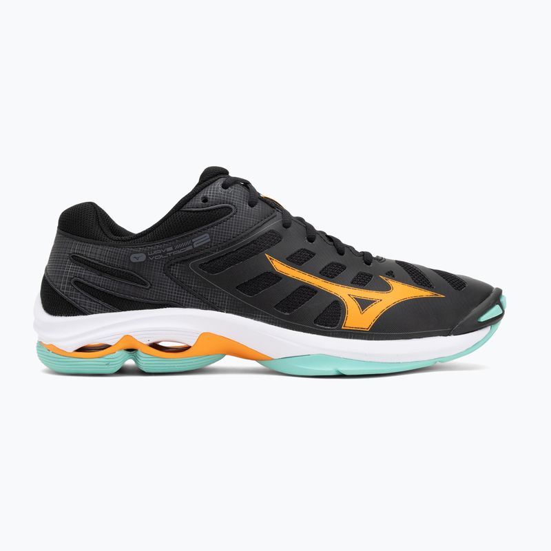 Volejbalové topánky Mizuno Wave Voltage 2 black/tangelo/ice green 2