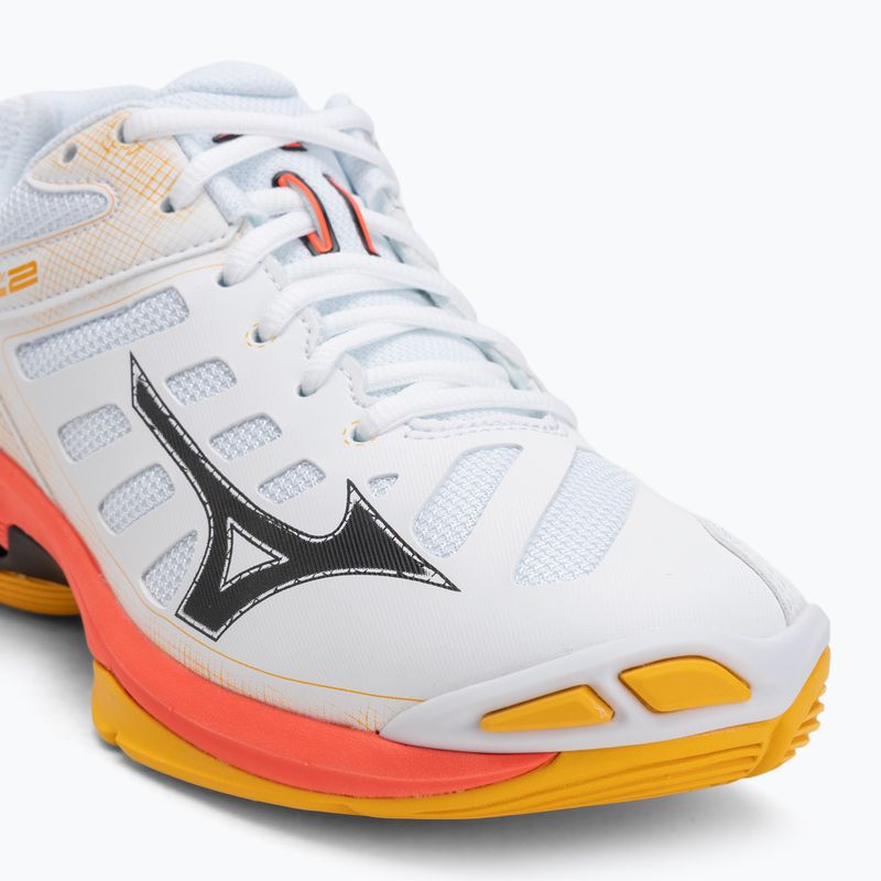 Volejbalové topánky Mizuno Wave Voltage 2 white/fiery coral 2/citrus 7
