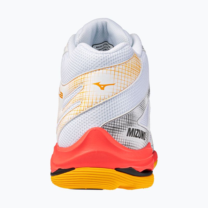 Volejbalové topánky Mizuno Wave Voltage 2 Mid white/fiery coral 2/citrus 3
