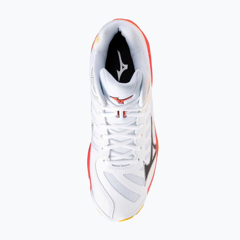 Volejbalové topánky Mizuno Wave Voltage 2 Mid white/fiery coral 2/citrus 5
