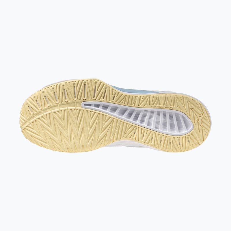 Dámske volejbalové topánky Mizuno Thunder Blade Z white/calypso coral/pale banana 4