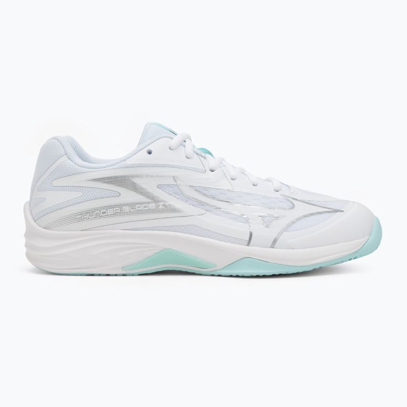 Dámske volejbalové topánky Mizuno Thunder Blade Z white/blue tint 2