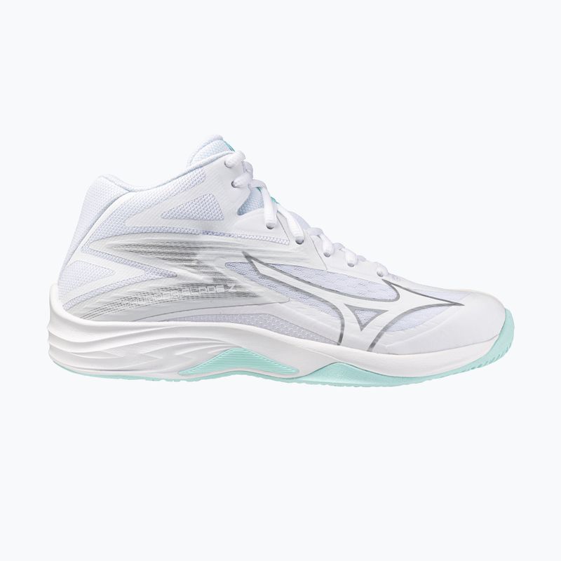 Dámske volejbalové topánky Mizuno Thunder Blade Z Mid white/blue tint 8