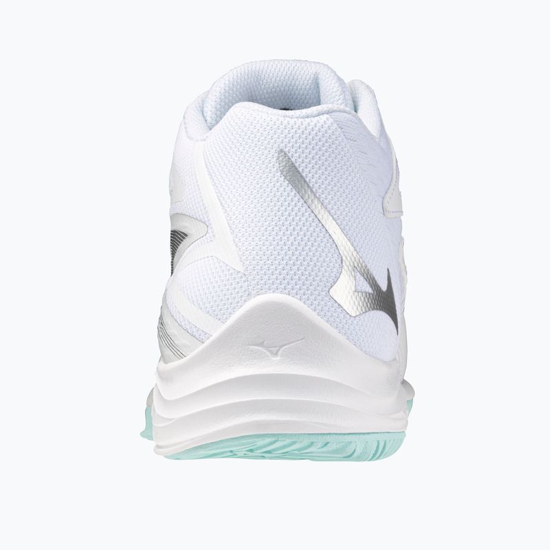 Dámske volejbalové topánky Mizuno Thunder Blade Z Mid white/blue tint 10