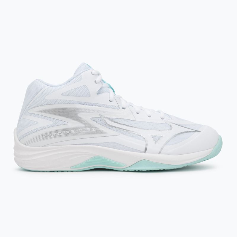 Dámske volejbalové topánky Mizuno Thunder Blade Z Mid white/blue tint 2