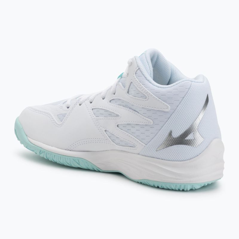 Dámske volejbalové topánky Mizuno Thunder Blade Z Mid white/blue tint 3
