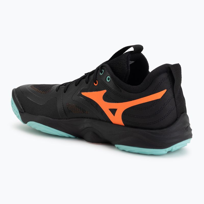 Volejbalové topánky Mizuno Wave Momentum Elite black/tangelo/ice green 3
