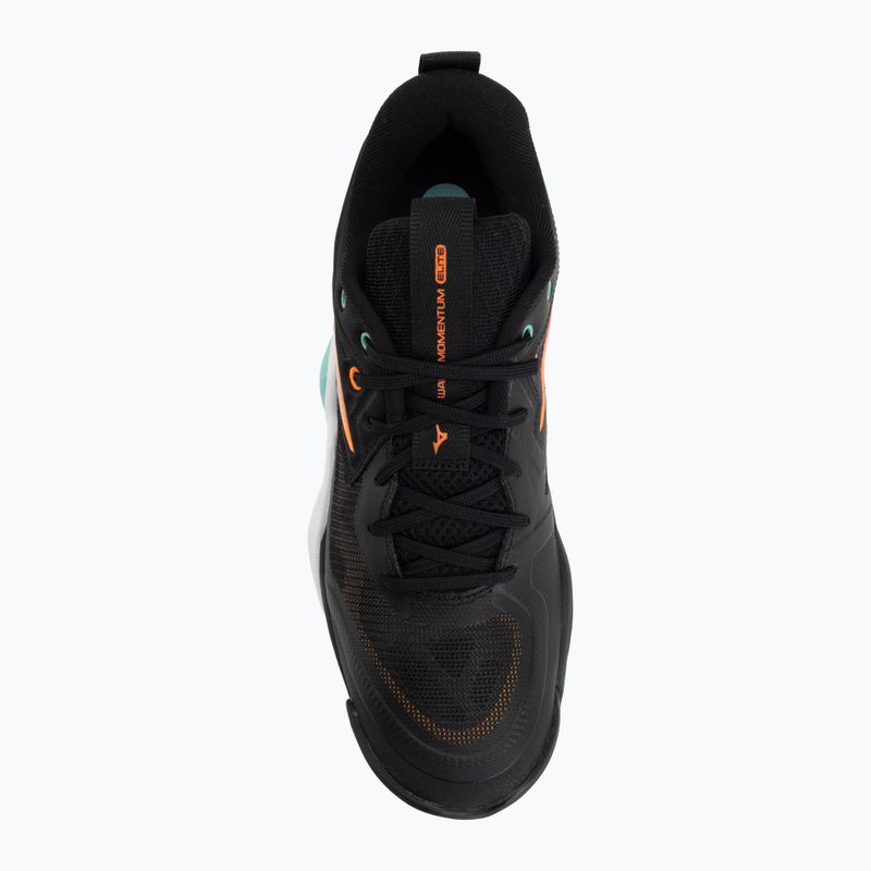 Volejbalové topánky Mizuno Wave Momentum Elite black/tangelo/ice green 5