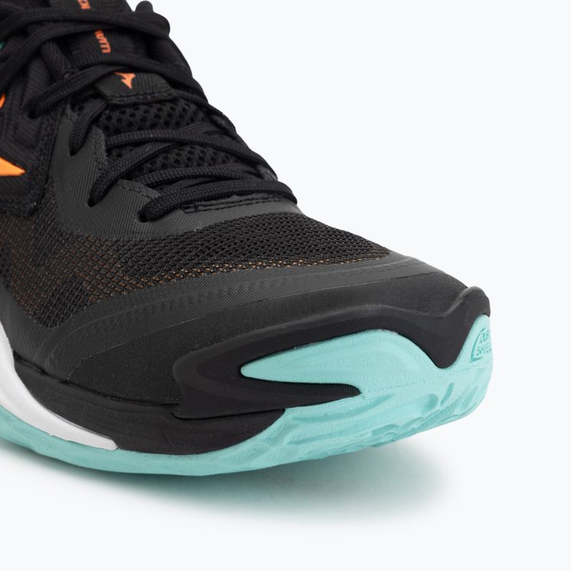 Volejbalové topánky Mizuno Wave Momentum Elite black/tangelo/ice green 7
