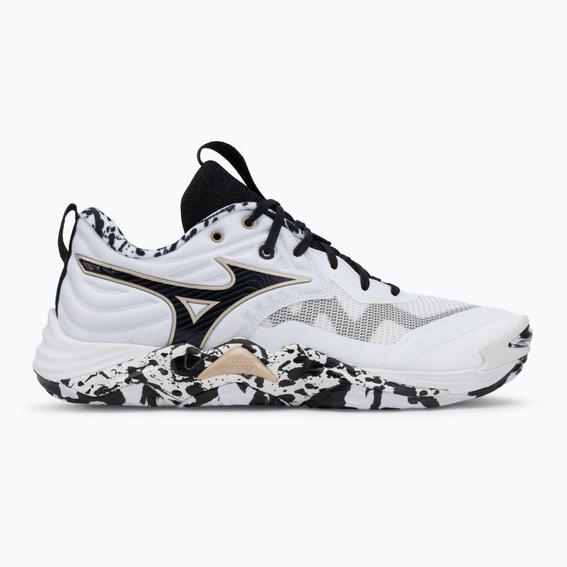 Volejbalové topánky Mizuno Wave Momentum Elite white/black/gold 2
