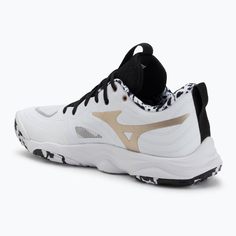 Volejbalové topánky Mizuno Wave Momentum Elite white/black/gold 3