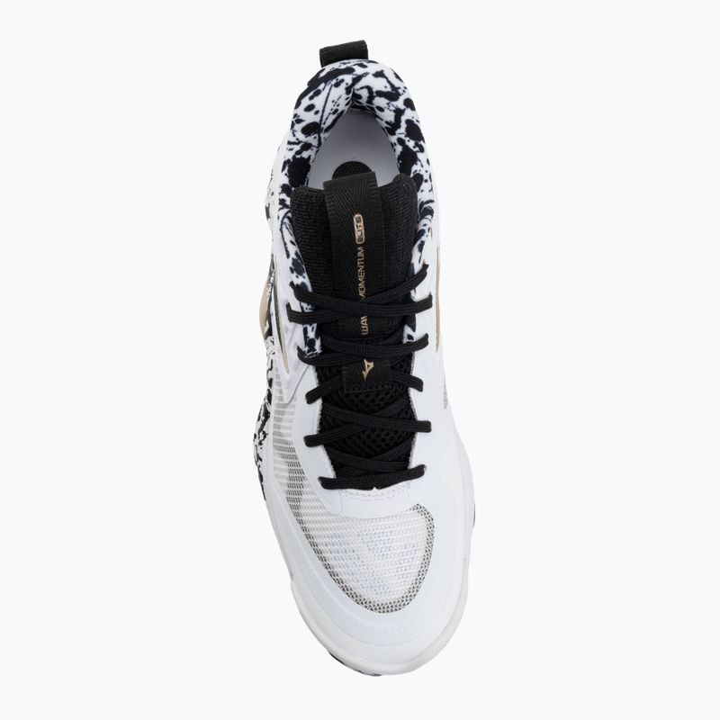 Volejbalové topánky Mizuno Wave Momentum Elite white/black/gold 5