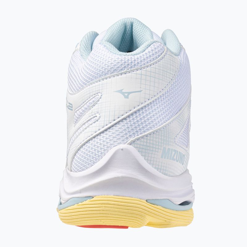 Dámske volejbalové topánky Mizuno Wave Voltage 2 Mid white/calypso coral/pale banana 3