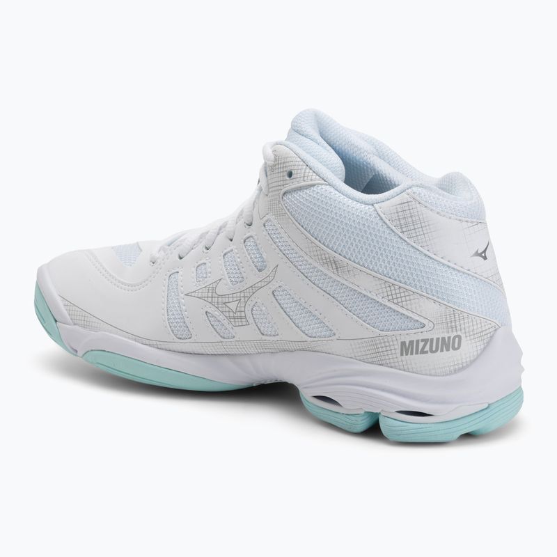Dámske volejbalové topánky Mizuno Wave Voltage 2 Mid white/blue tint 3