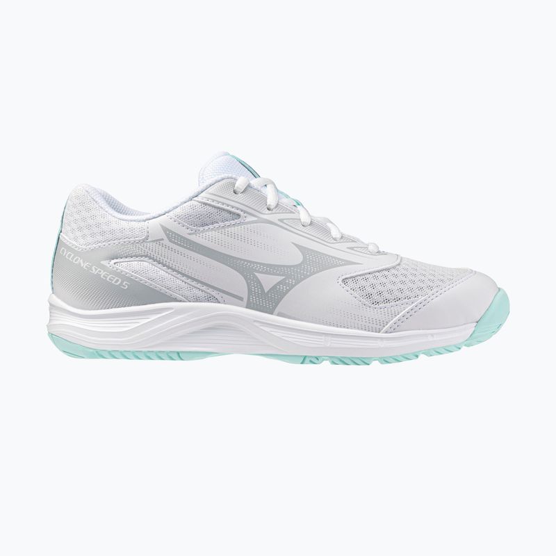 Dámske volejbalové topánky Mizuno Cyclone Speed 5 white/blue tint