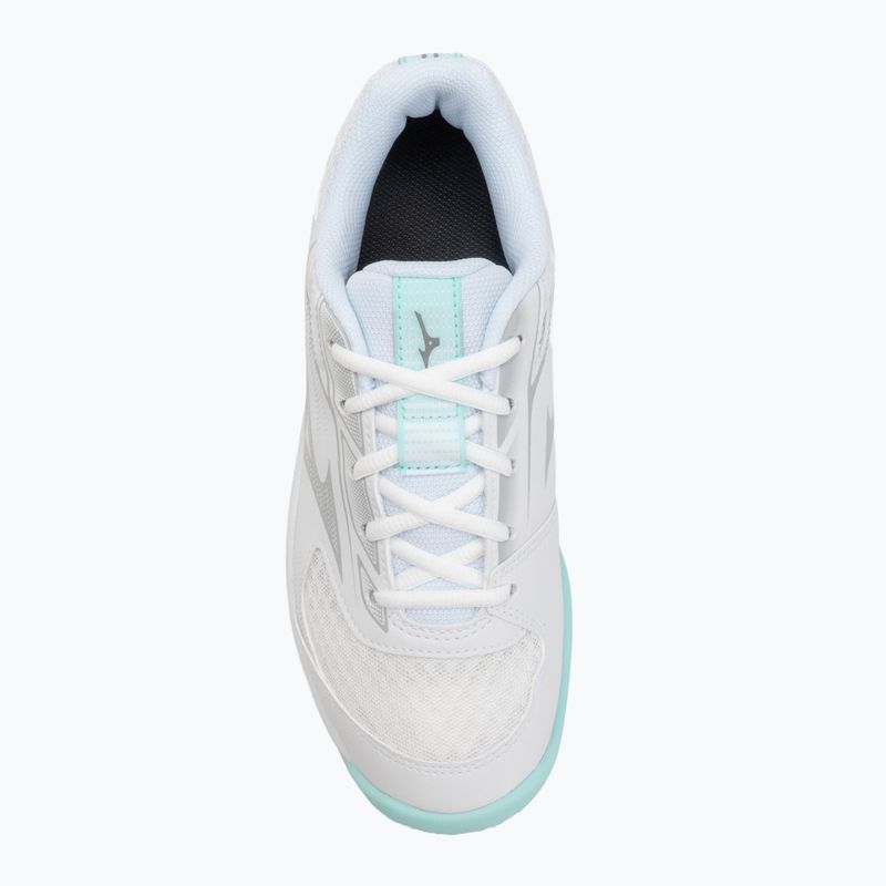 Dámske volejbalové topánky Mizuno Cyclone Speed 5 white/blue tint 5