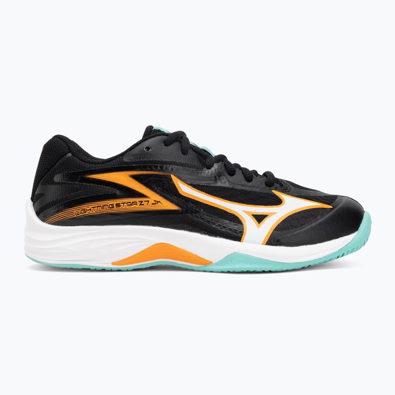 Detské volejbalové topánky Mizuno Lightning Star Z7 black/tangelo/ice green 2