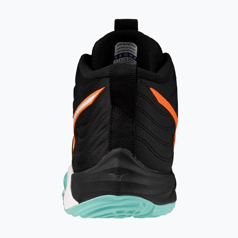 Volejbalové topánky Mizuno Wave Momentum Elite Mid black/tangelo/ice green 10