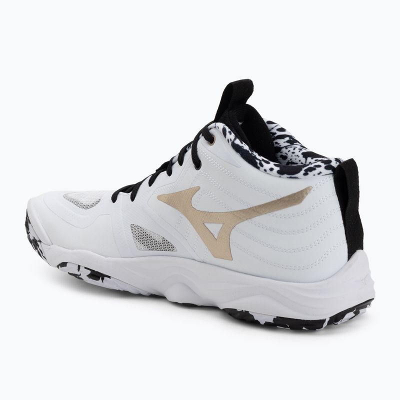 Volejbalové topánky Mizuno Wave Momentum Elite Mid white/black/ge gold 3