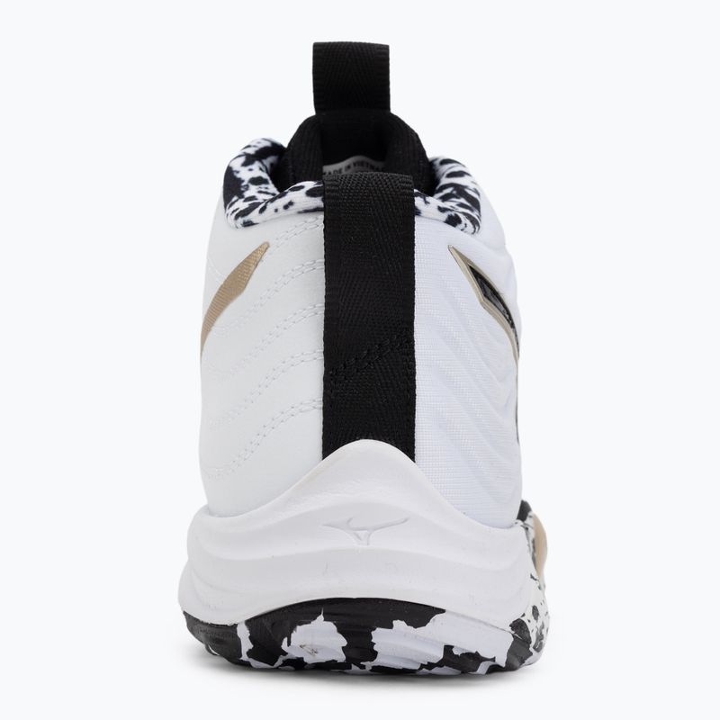 Volejbalové topánky Mizuno Wave Momentum Elite Mid white/black/ge gold 6