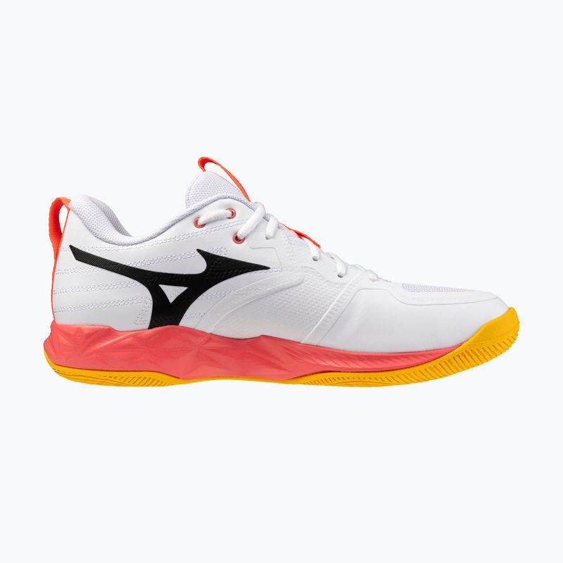 Volejbalové topánky Mizuno Wave Momentum Pro white/fiery coral 2/citrus 2
