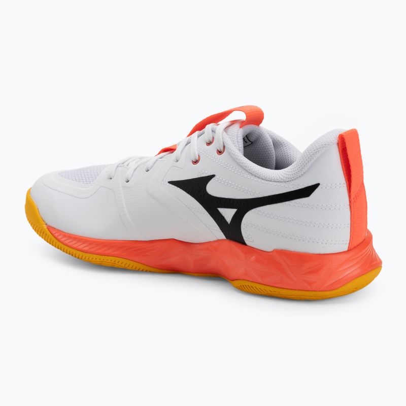 Volejbalové topánky Mizuno Wave Momentum Pro white/fiery coral 2/citrus 3