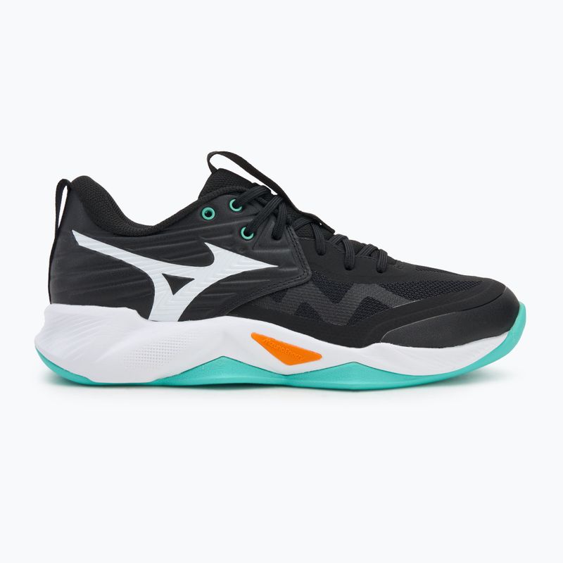 Volejbalové topánky Mizuno Wave Momentum Pro black/tangelo/ice green 2