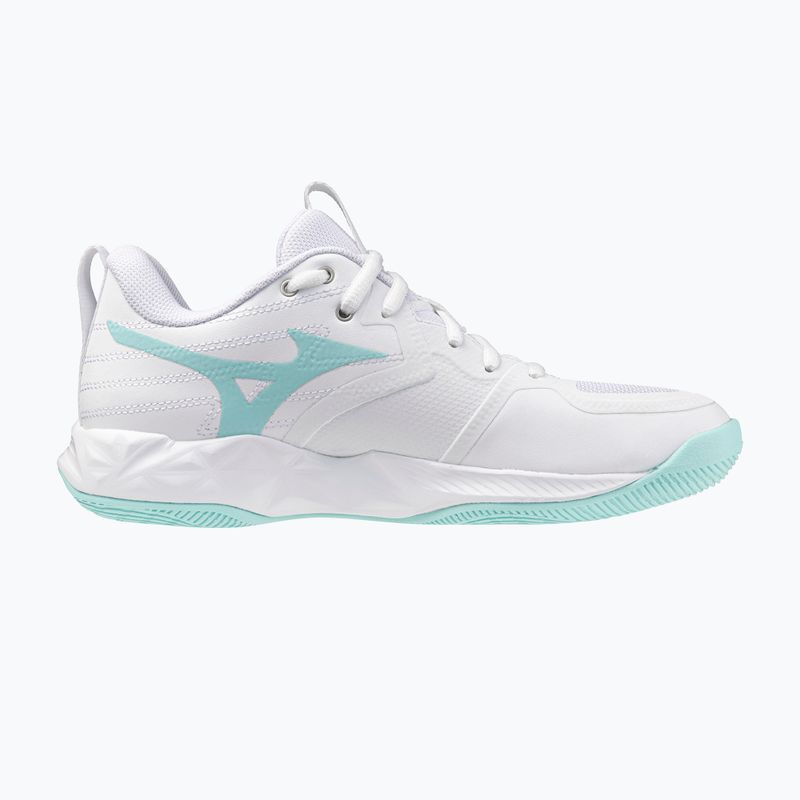 Dámske volejbalové topánky Mizuno Wave Momentum Pro white/blue tint 2