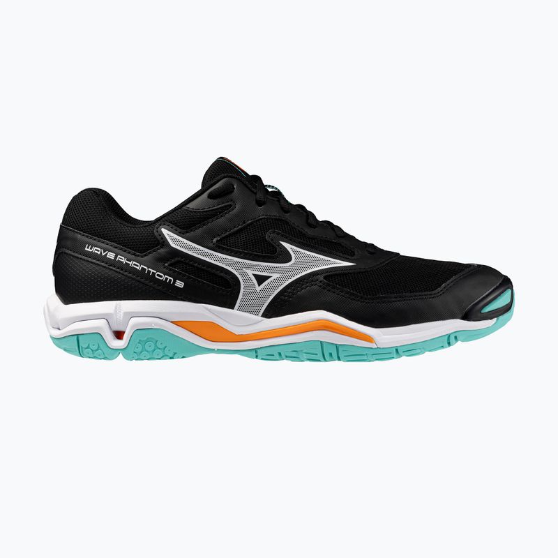 Hádzanárske topánky Mizuno Wave Phantom 3 black/tangelo/ice green