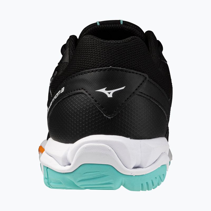 Hádzanárske topánky Mizuno Wave Phantom 3 black/tangelo/ice green 3