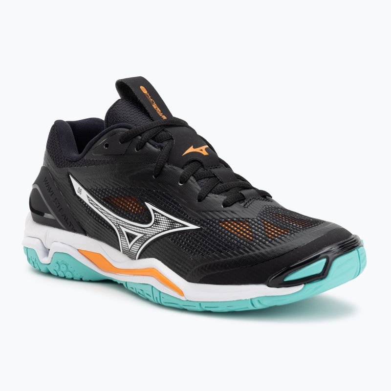 Hádzanárske topánky Mizuno Wave Stealth 6 black/tangelo/ice green
