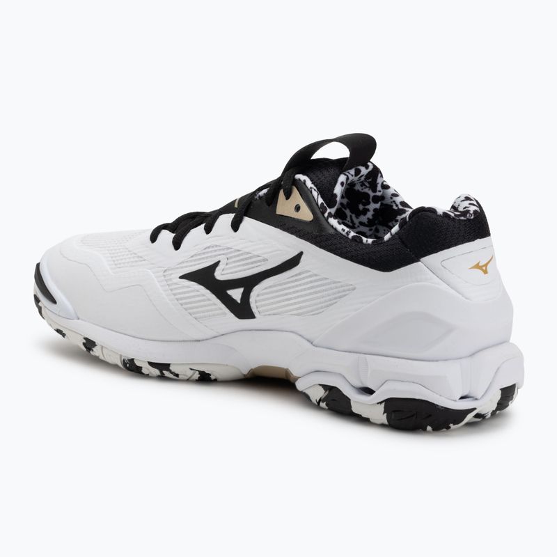 Halové topánky  Mizuno Wave Stealth 6 white/black/ge gold 3