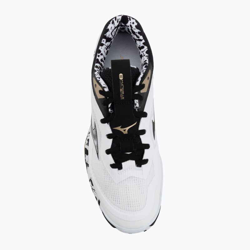 Halové topánky  Mizuno Wave Stealth 6 white/black/ge gold 5